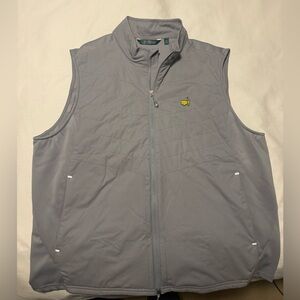MASTERS Gray performance Vest with Logo (Peter Millar)